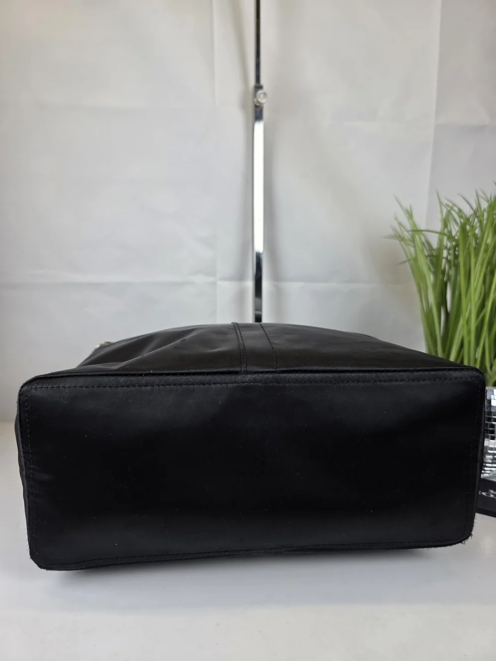 Coach Hampton Black Nylon Shoulder Tote Bag